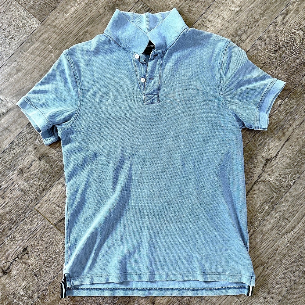 1986 piqué polo in garment dye